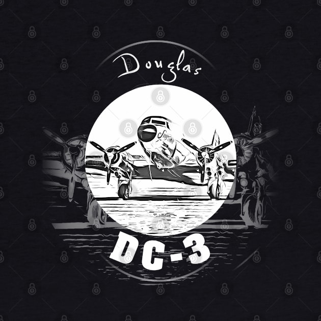 Douglas DC-3 by aeroloversclothing